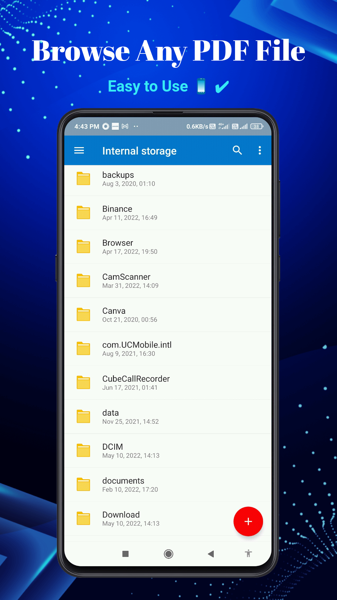 PDF Editor Plus File Browser